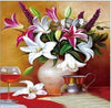 5D DIY diamond Painting flowers Cross