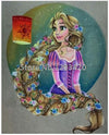 5d diy diamond painting princess